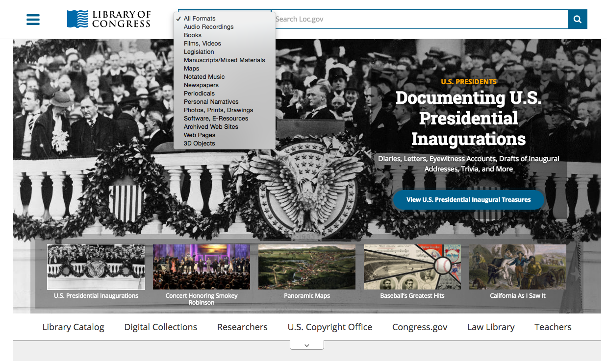 Library of Congress screenshot 2